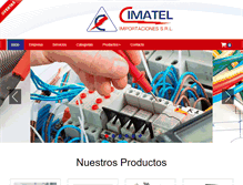 Tablet Screenshot of cimatelsrl.com